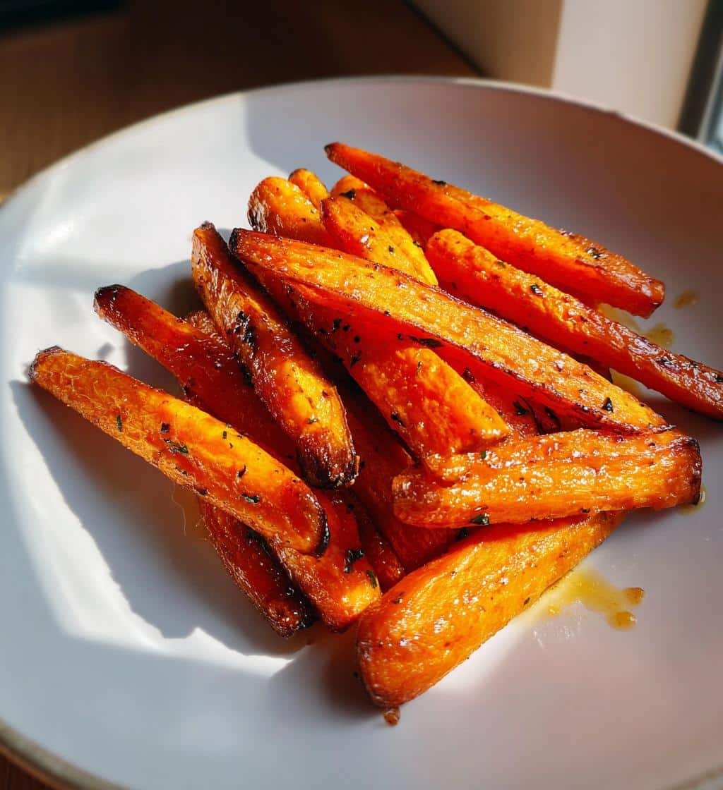 Air Fryer Maple Dijon Carrot Wedges - detail 1