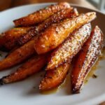 Air Fryer Maple Dijon Carrot Wedges