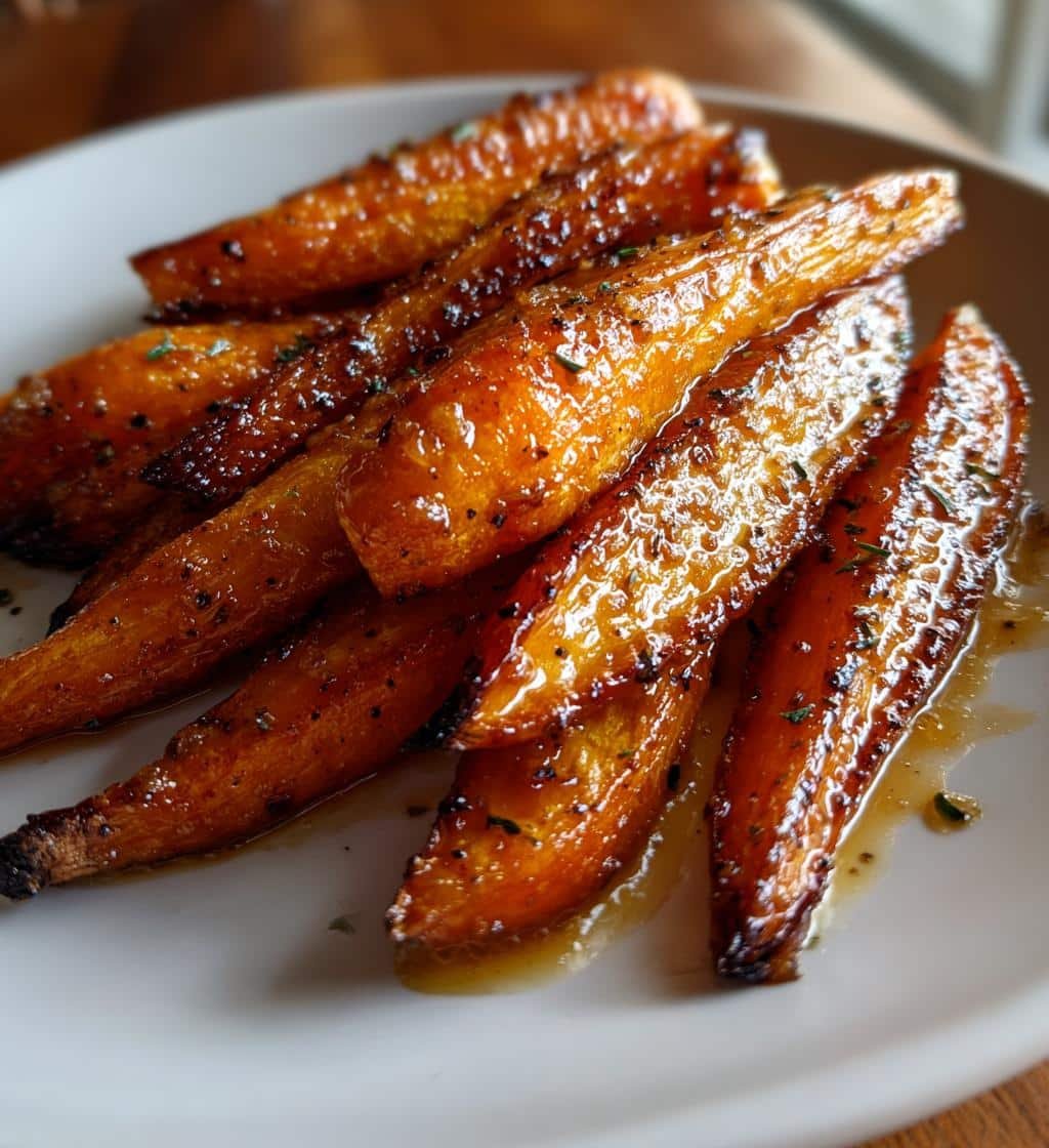 Air Fryer Maple Dijon Carrot Wedges