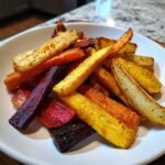 Air Fryer Mixed Root Vegetable Wedges (Carrot, Parsnip, Beet, Potato)
