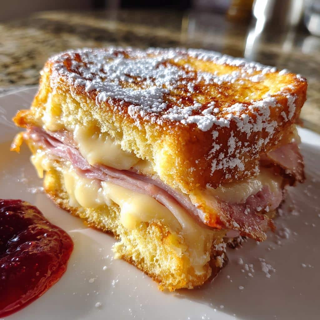 Air Fryer Monte Cristo Style Breakfast Sliders