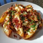 Air Fryer Mozzarella & Bacon Loaded Wedges
