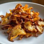 Air Fryer Mushroom Chips with Miso