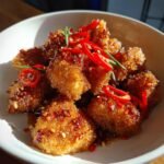 Air Fryer Nuggets with Vietnamese Fish Sauce Glaze