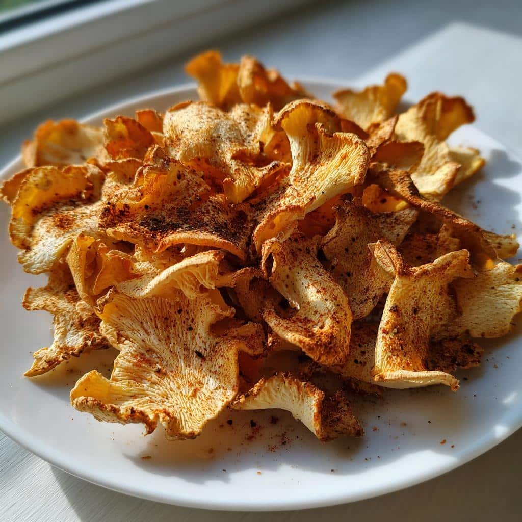 Air Fryer Oyster Mushroom Chips - detail 1