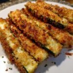 Air Fryer Parmesan-Crusted Zucchini Wedges