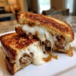 Air Fryer Patty Melt