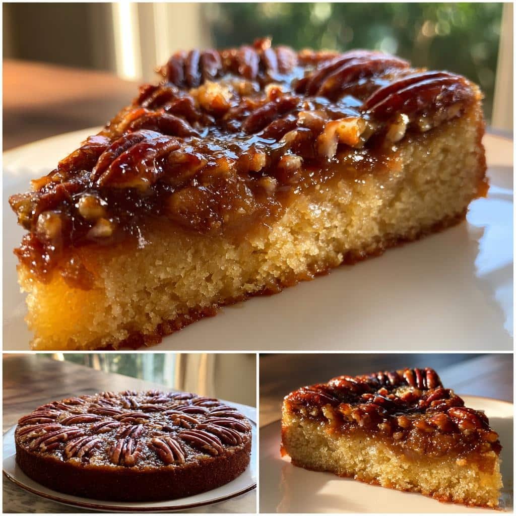 Air Fryer Pecan Upside Down Cake - detail 1
