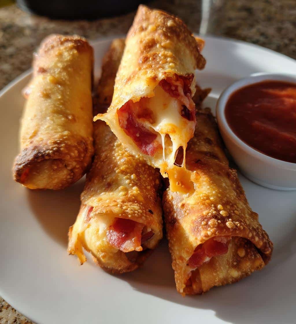 Air Fryer Pepperoni Pizza Cheese Sticks