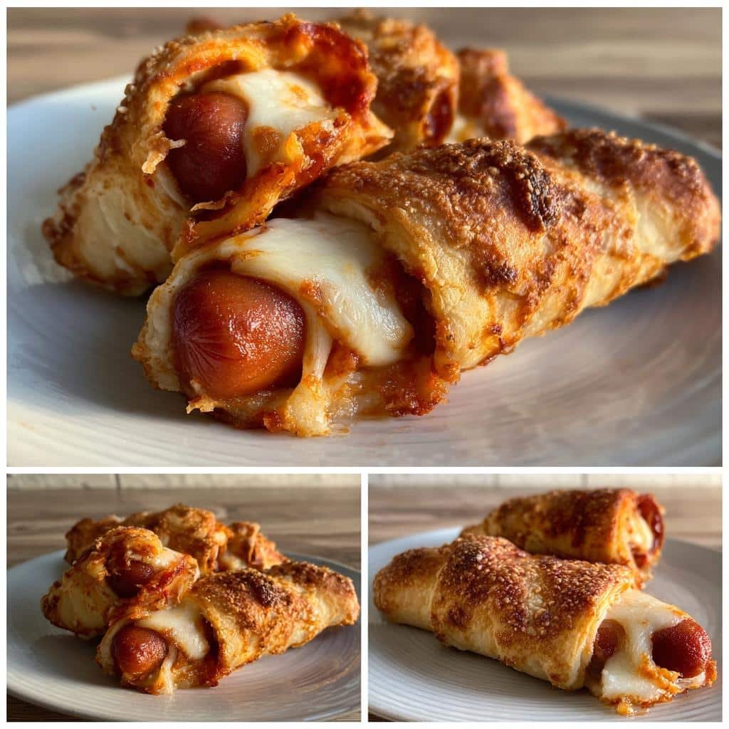 Air Fryer Pigs in a Blanket Pizza Wrapped