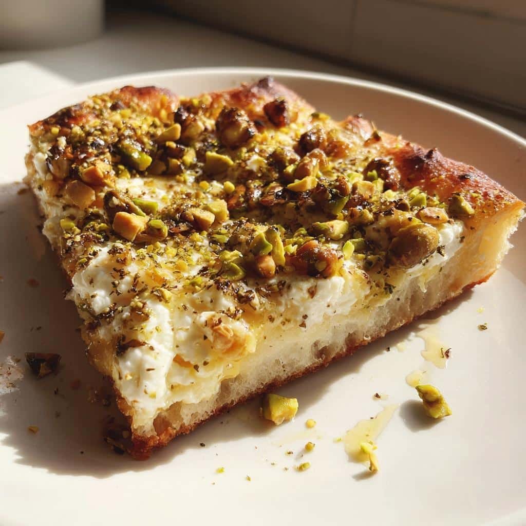 Air Fryer Pistachio Feta Pizza Spring Prep