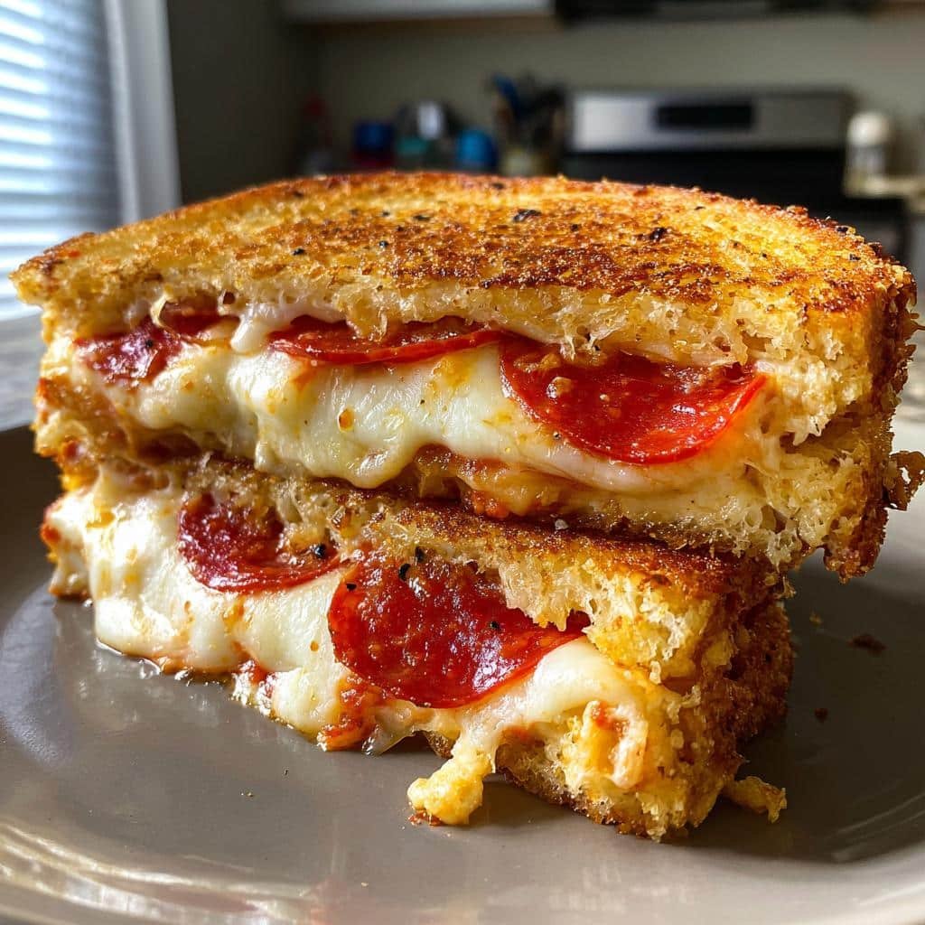 Air Fryer Pizza Grilled Cheese