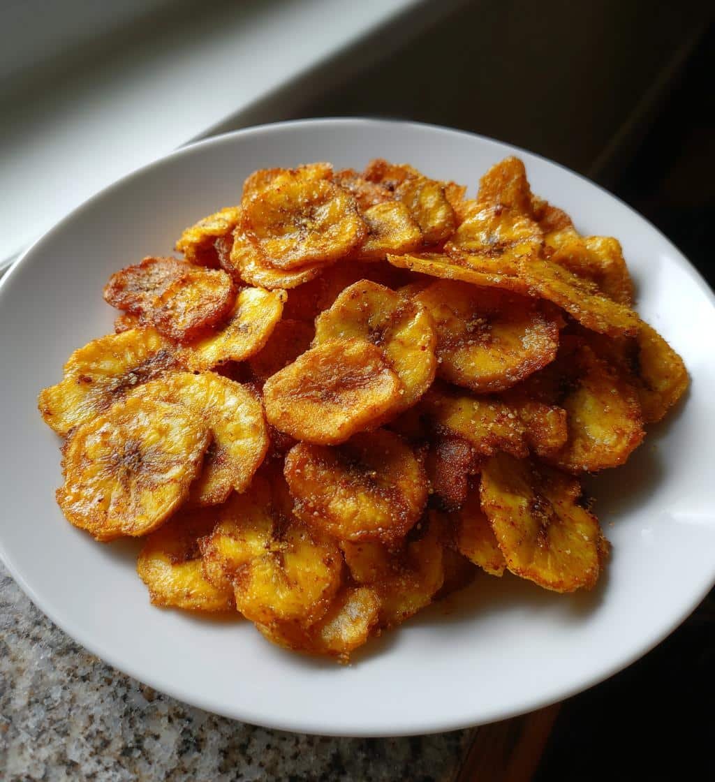 Air Fryer Plantain Chips