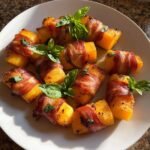 Air Fryer Prosciutto & Melon Bites