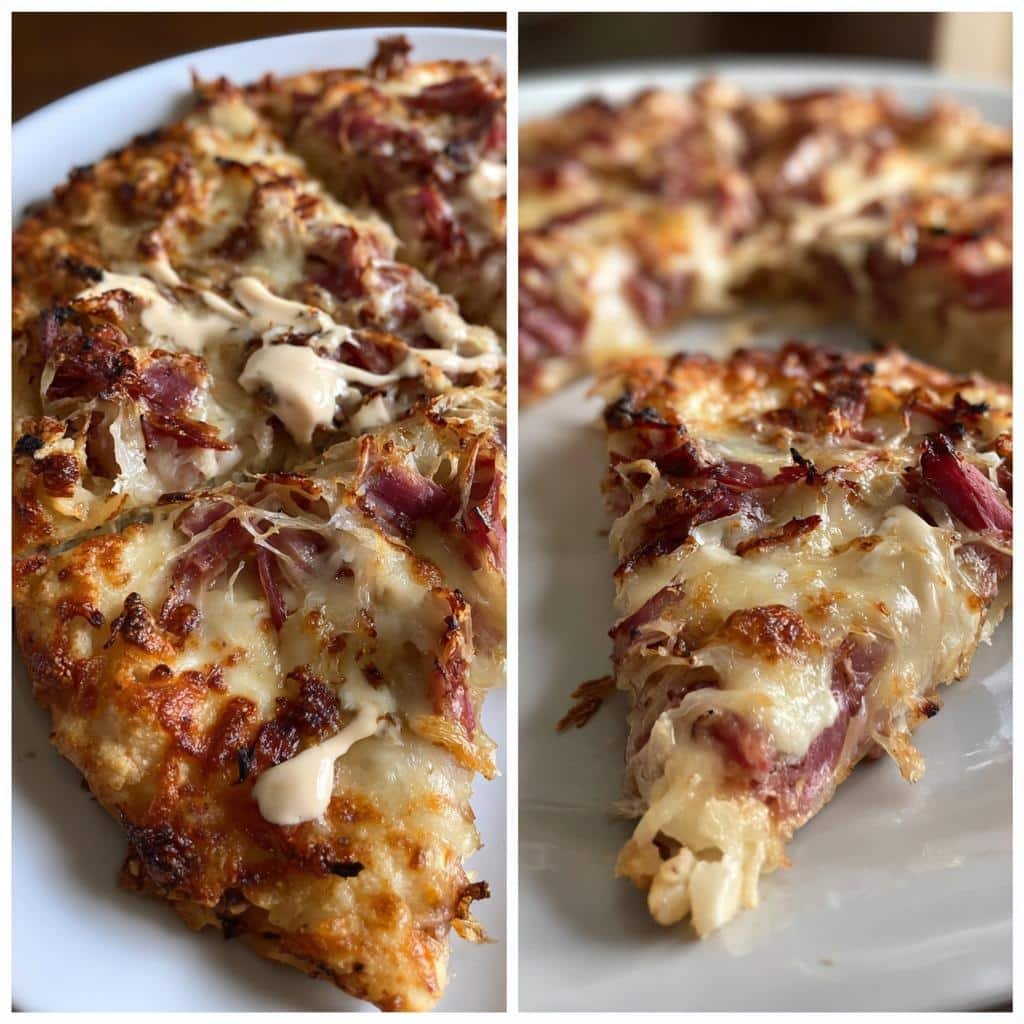 15-Minute Air Fryer Reuben Pizza: A Cheesy Delight 4 Air Fryer Reuben Pizza - detail 1