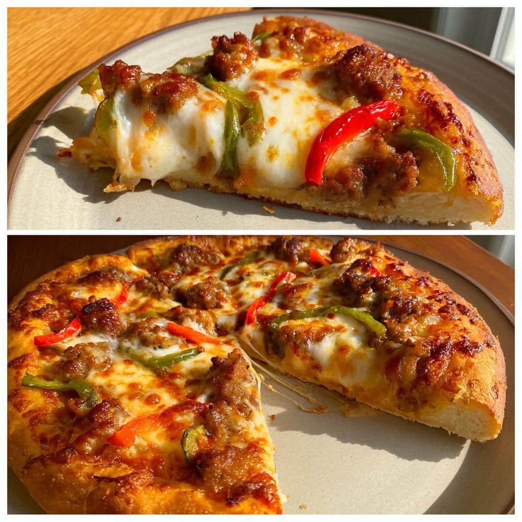 Air Fryer Sausage & Peppers Italian Pizza - detail 1