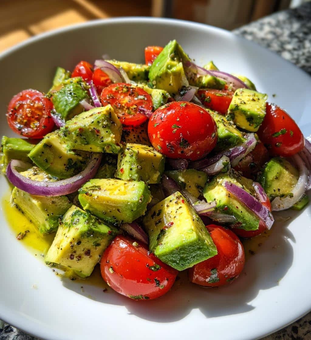 Air Fryer Simple Avocado Salad - detail 1