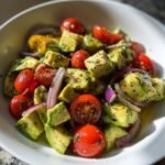 Air Fryer Simple Avocado Salad