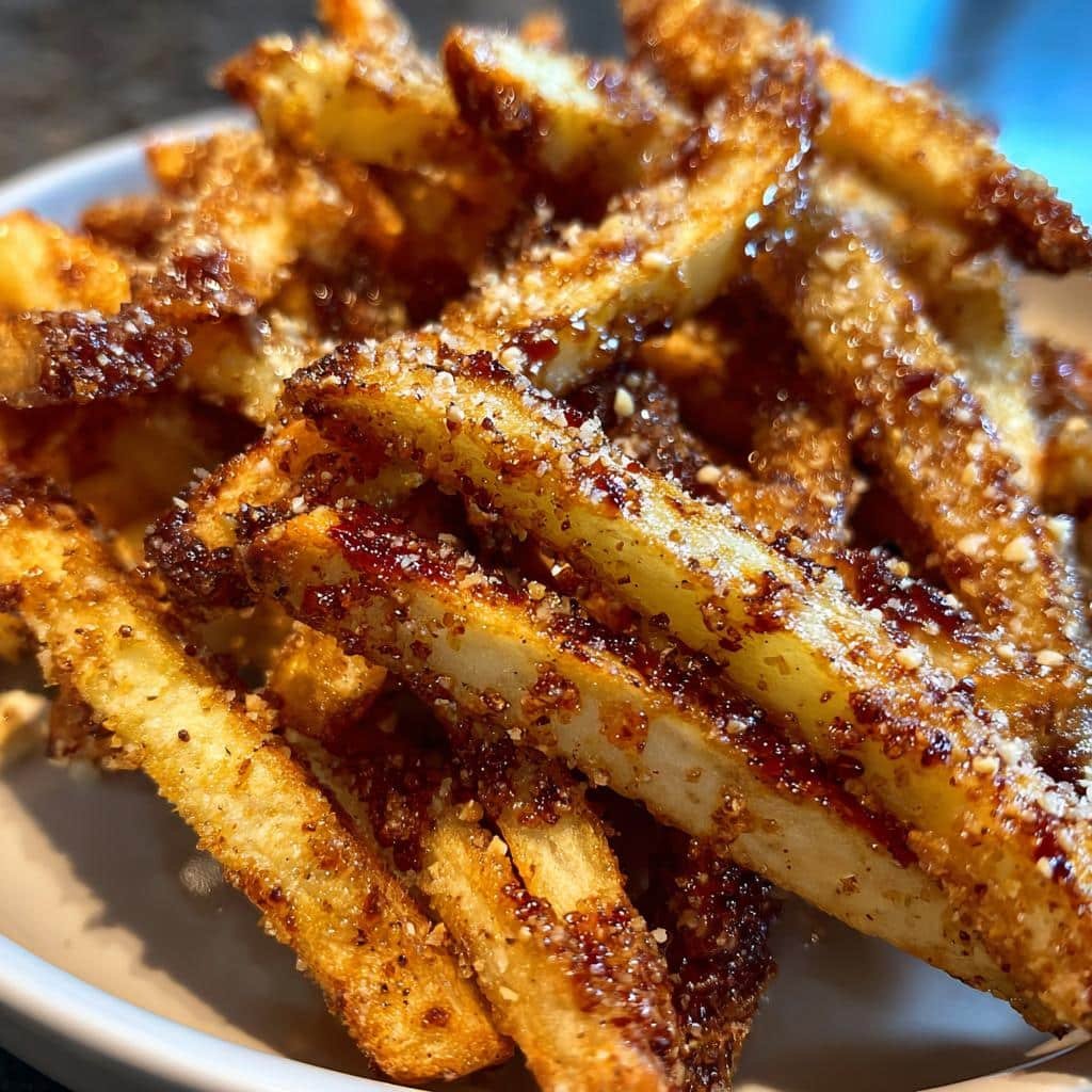 Air Fryer Smoked Hazelnut Praline Fries