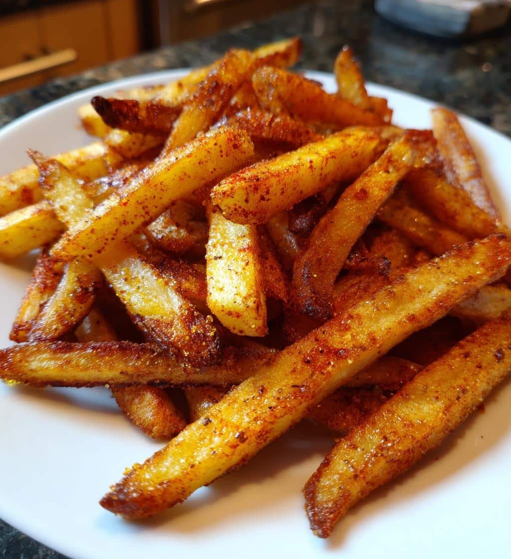 Air Fryer Smoked Paprika Lardo Fries