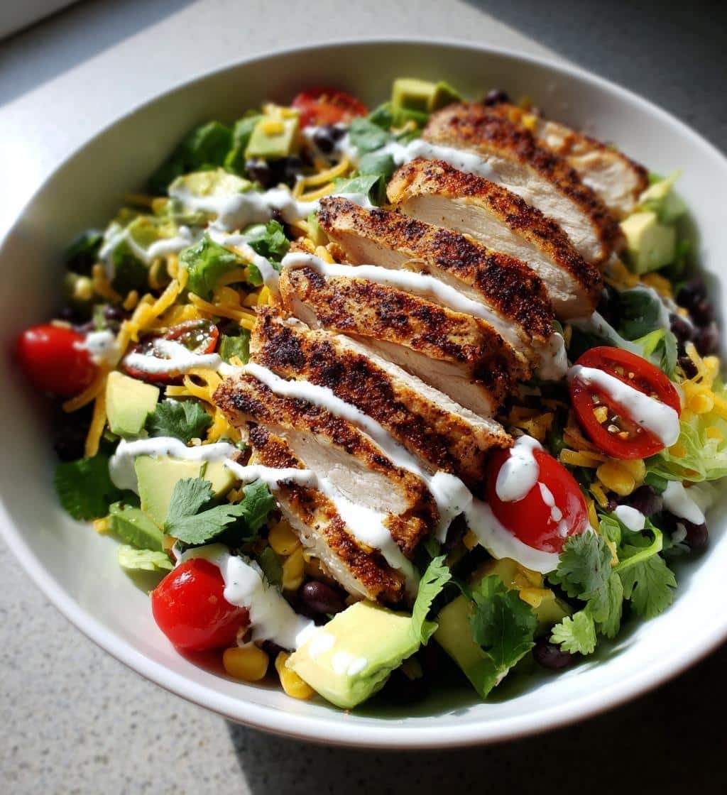 Air Fryer Southwest Chicken Salad - detail 1