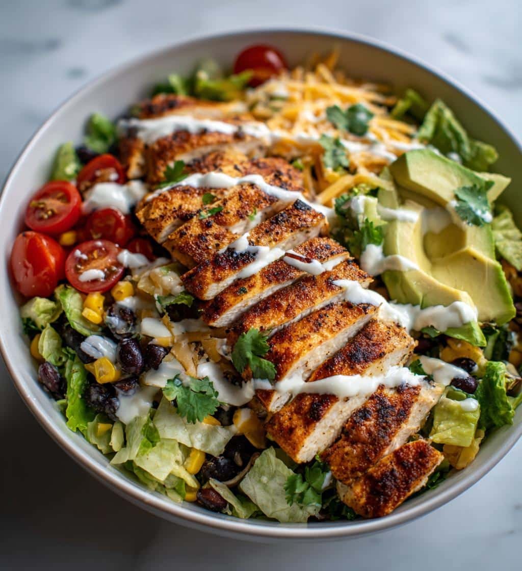 Air Fryer Southwest Chicken Salad