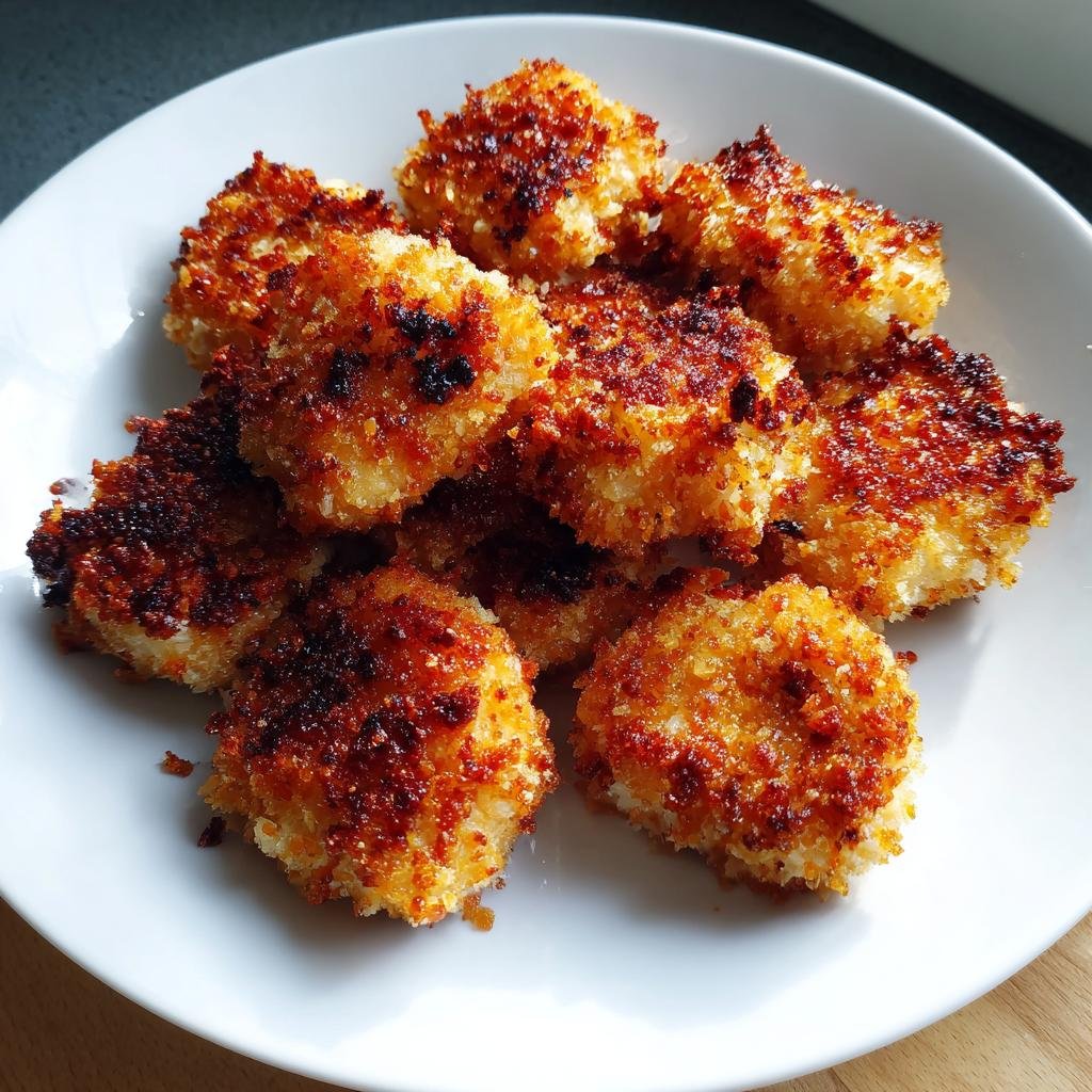 Air Fryer Spicy Sriracha Panko Nuggets (Extra Crispy)