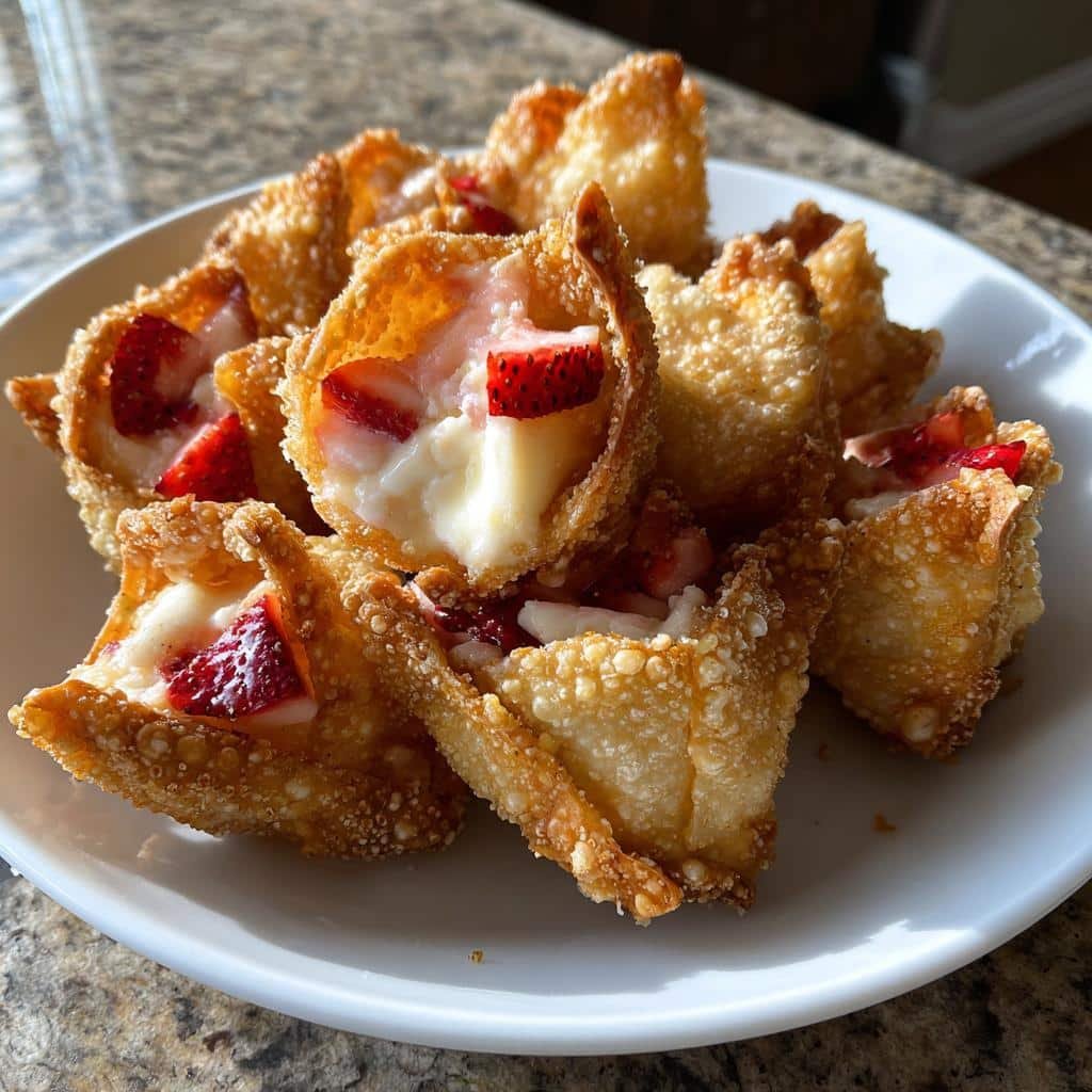 Irresistible Air Fryer Strawberry Cheesecake Bites in 25 Minutes 4 Air Fryer Strawberry Cheesecake Bites - detail 1