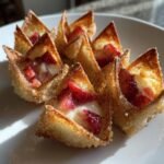 Air Fryer Strawberry Cheesecake Bites
