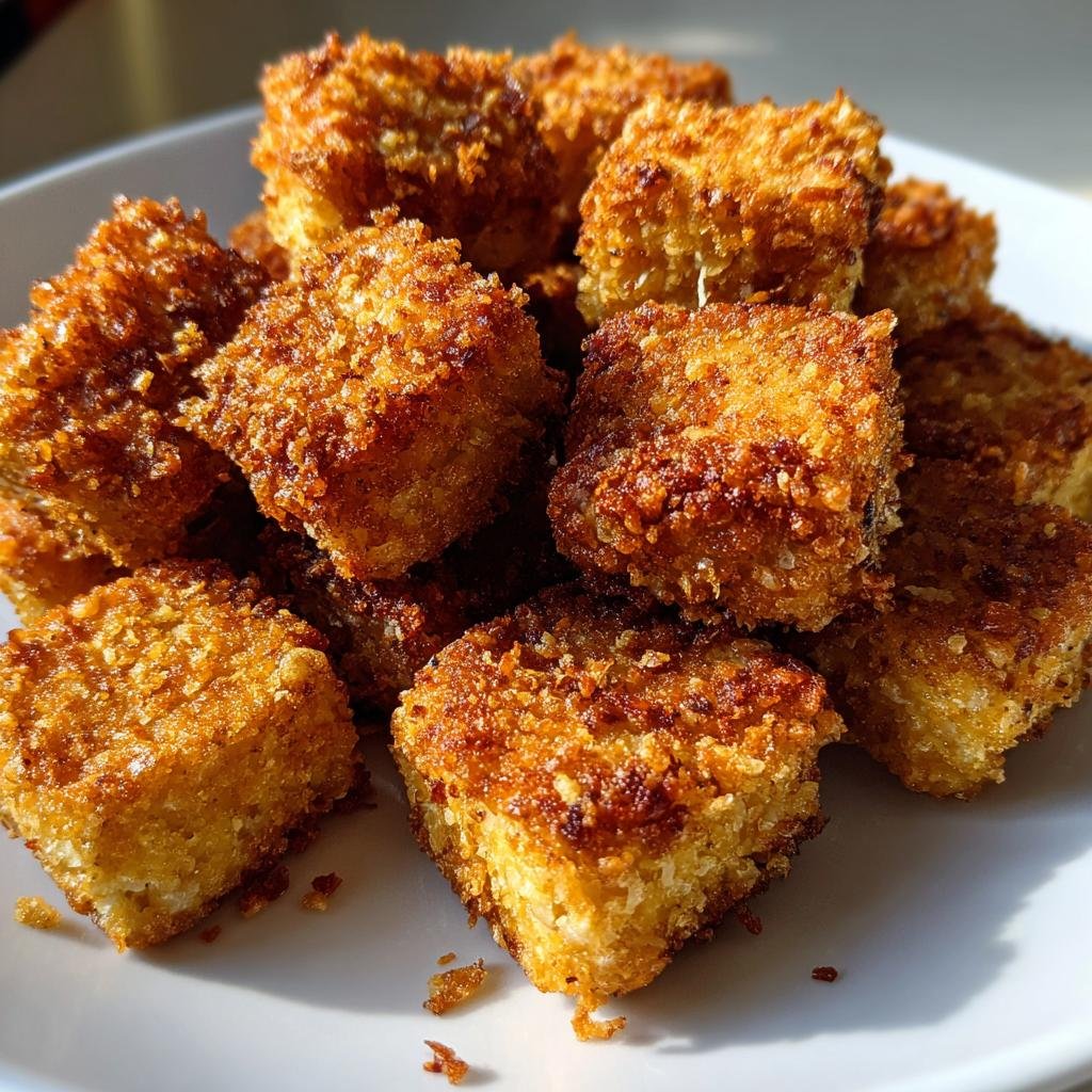 35-Minute Air Fryer Tofu Nuggets: Crispy Vegan Magic 4 Air Fryer Tofu Nuggets (Vegan Oil-Free) - detail 1