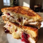 Air Fryer Turkey Cranberry & Brie Air Fryer Grilled Cheese