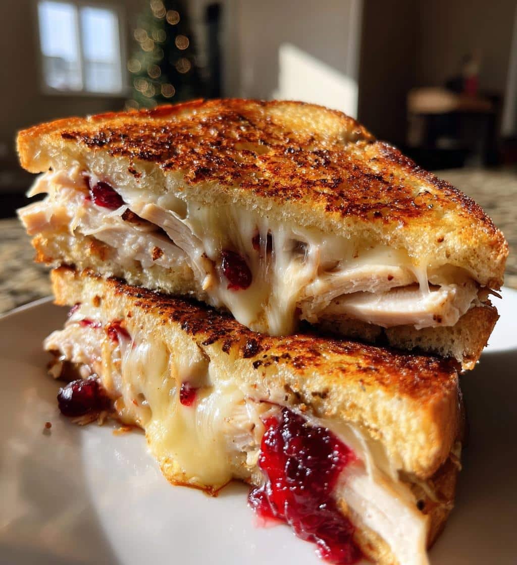 Air Fryer Turkey Cranberry & Brie Air Fryer Grilled Cheese