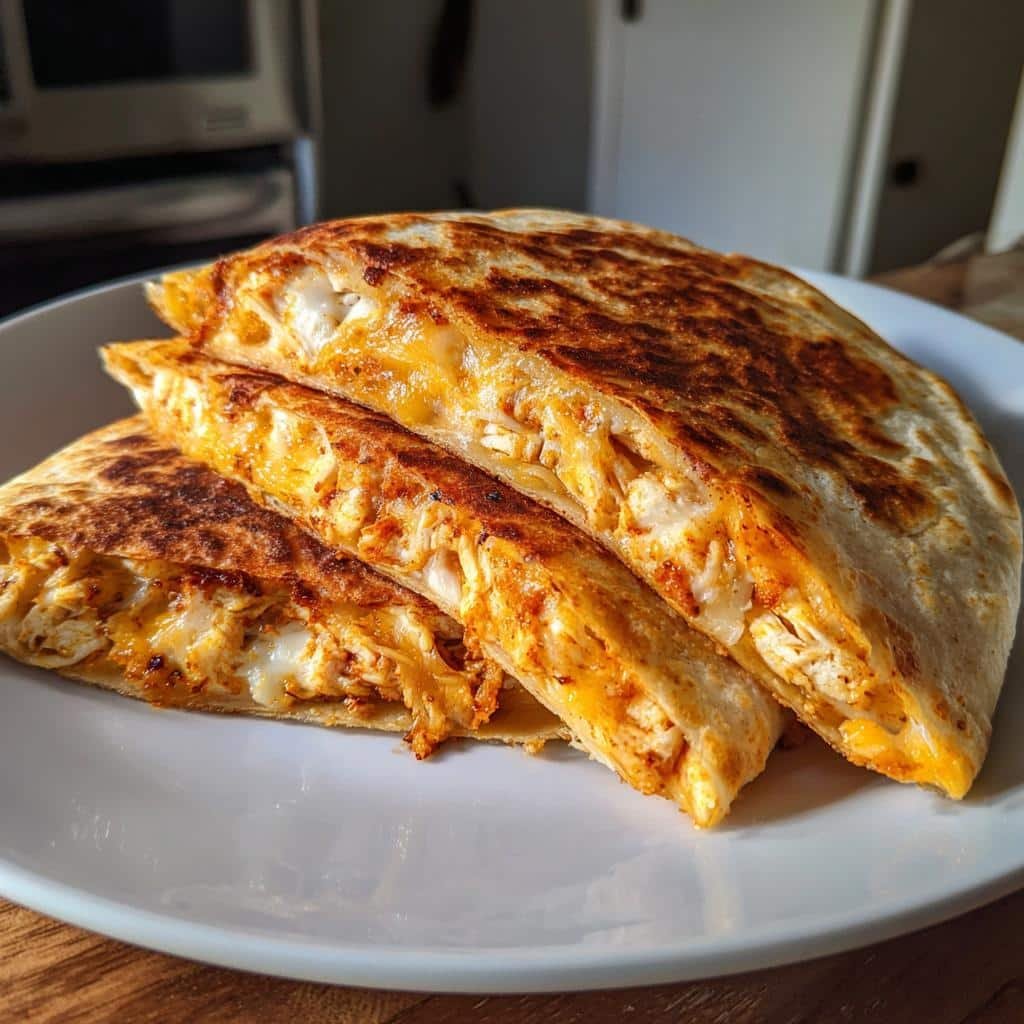 Air Fryer crispy Tortilla Quesadilla (2-min assembly) - detail 1
