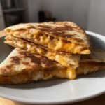 Air Fryer crispy Tortilla Quesadilla (2-min assembly)
