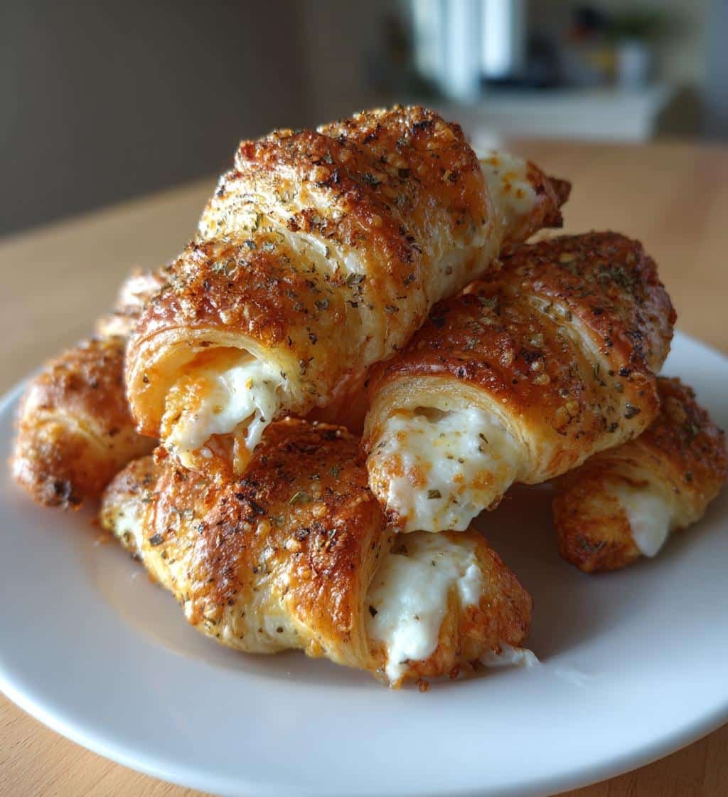 Air fryer Crescent Roll Pizza Bites with Cream Cheese - detail 1
