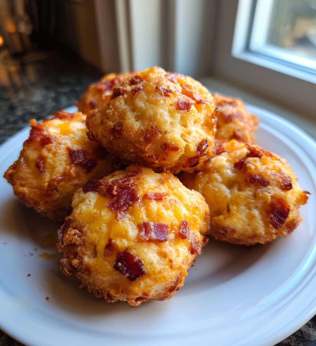 Air fryer Crispy Bacon & Cheese Bites - detail 1