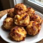 Air fryer Crispy Bacon & Cheese Bites