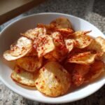 Air fryer Crispy Chili Crisp Potato Chips