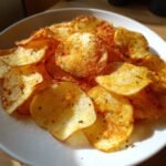Air fryer Crispy Herb Oil Potato Chips
