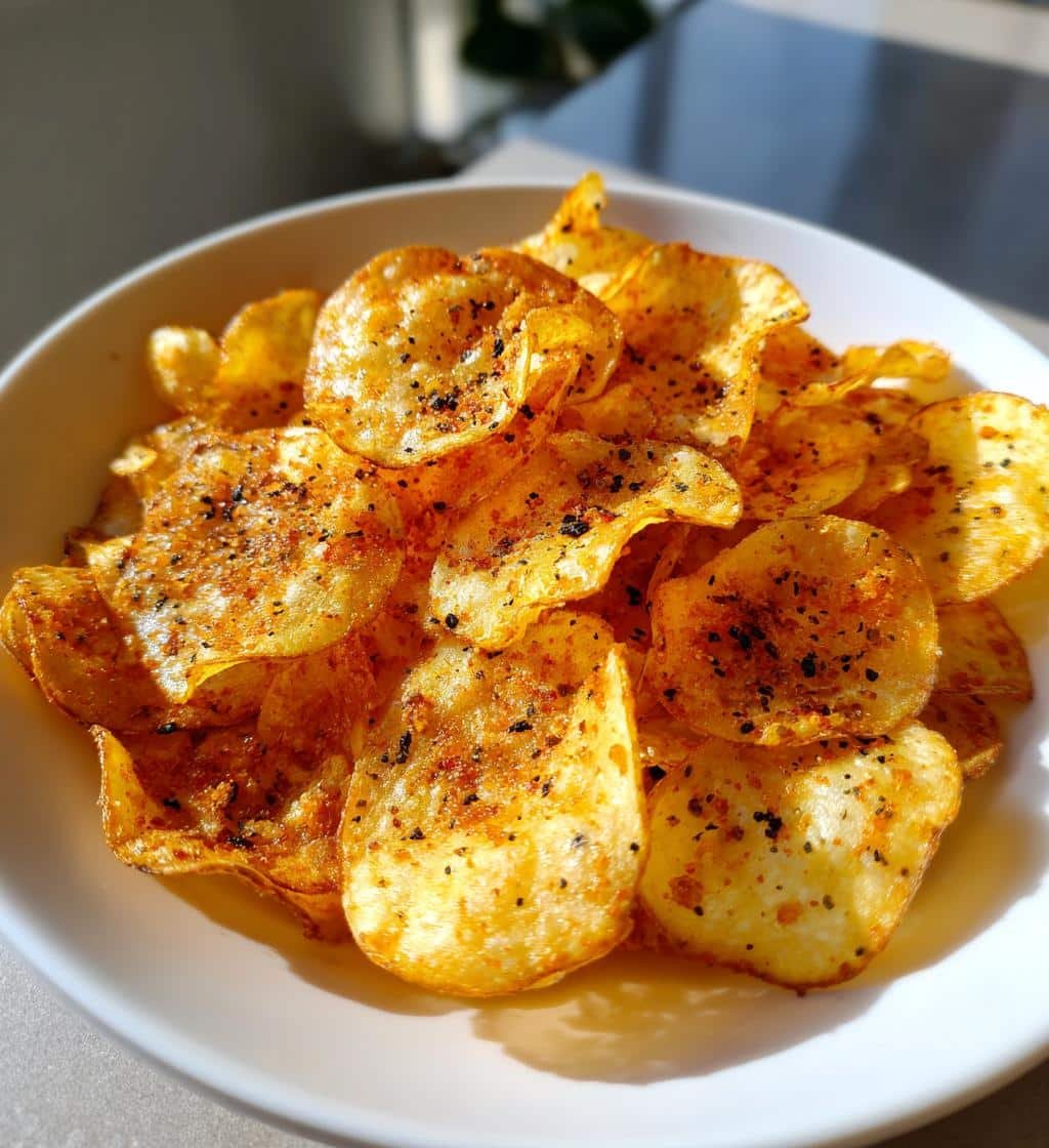 Air fryer Crispy Maple Seasoned Potato Chips - detail 1