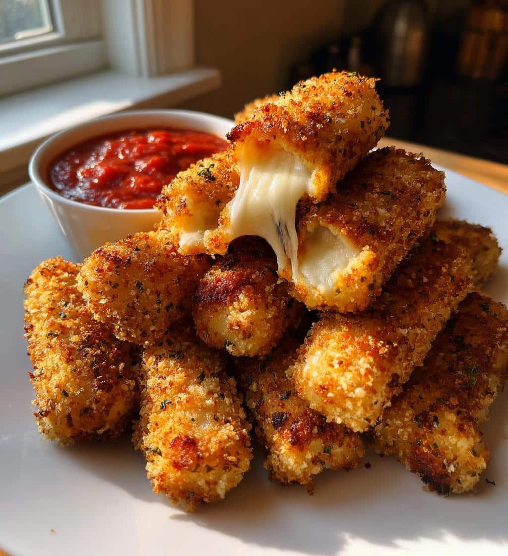 Air fryer Crispy Mozzarella Stick Fries - detail 1