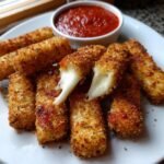 Air fryer Crispy Mozzarella Stick Fries