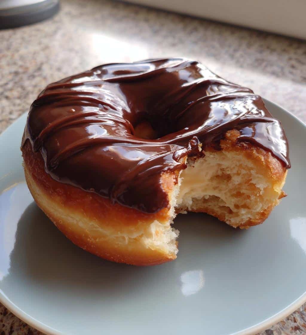 Air fryer Donuts Boston Cream