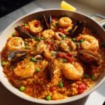 Air fryer Easy Seafood Paella