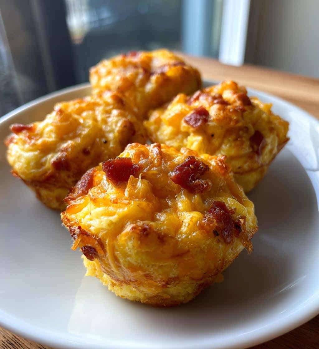 Air fryer Egg Bites Bacon Cheddar - detail 1