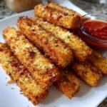 Air fryer Eggplant Fry Sticks