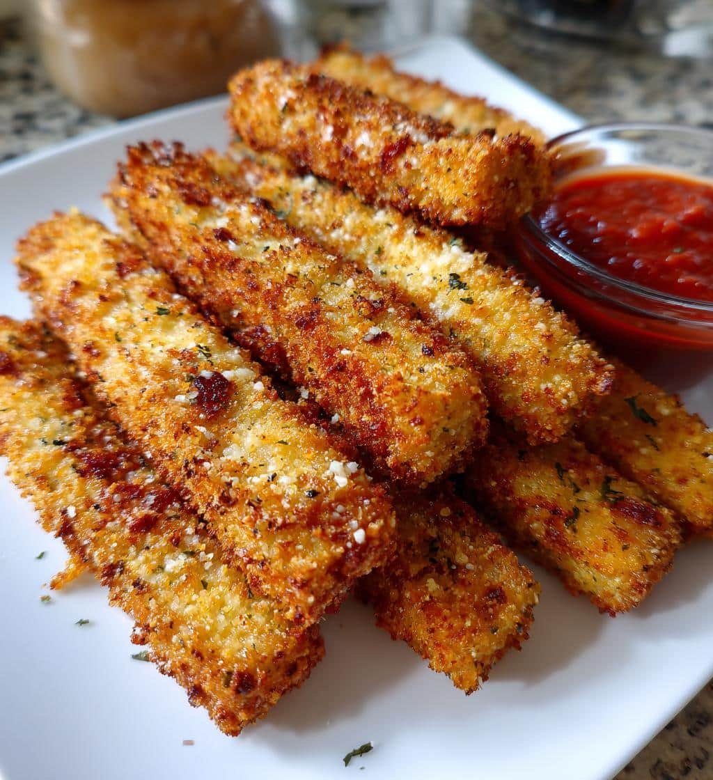Air fryer Eggplant Fry Sticks