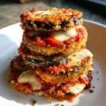 Air fryer Eggplant Parmesan Veggie