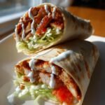 Air fryer Fiesta Lime Chicken Wraps