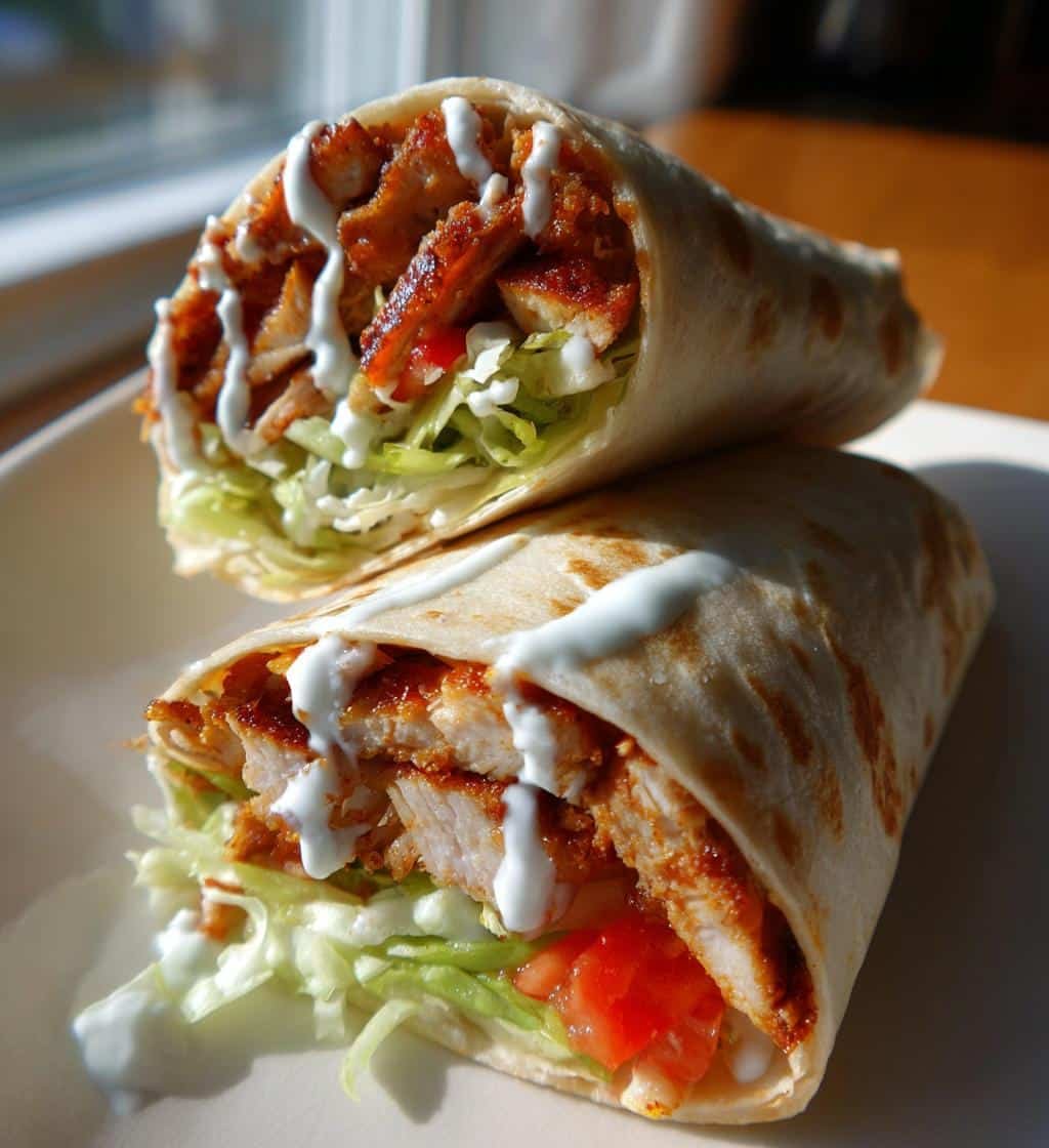 Air fryer Fiesta Lime Chicken Wraps